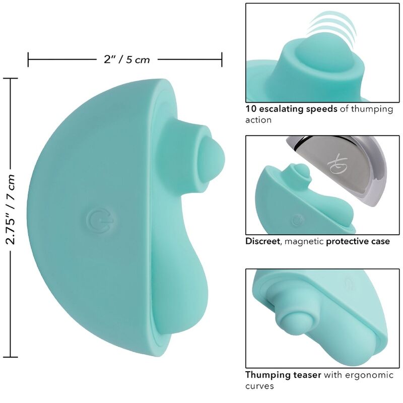 CALEXOTICS - STIMULATEUR OVATION ACCLAIM VERT AQUA