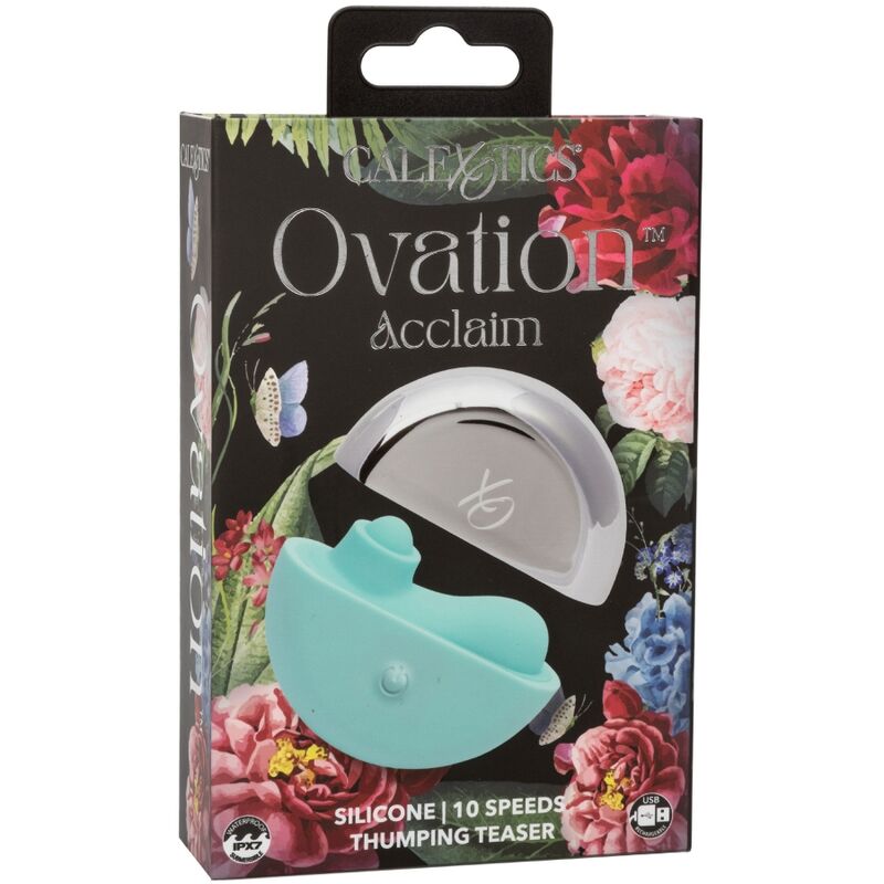 CALEXOTICS - OVATION ACCLAIM STIMULATOR AQUA GREEN - 13