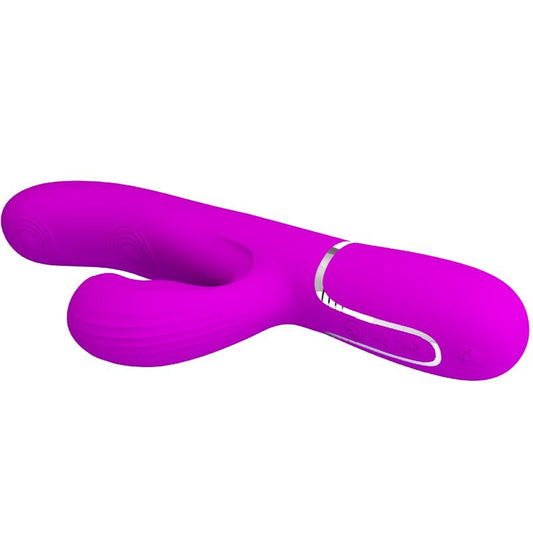 PRETTY LOVE - PERLITA VIBRATEUR POINT G MULTIFONCTION 3 EN 1 VIOLET