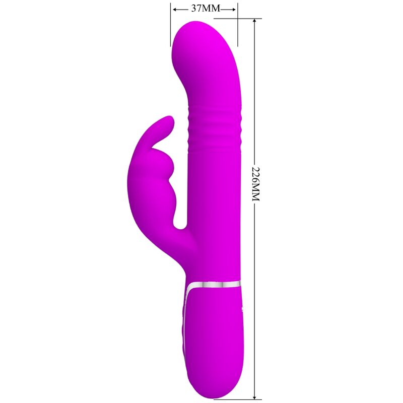 PRETTY LOVE - COALE RABBIT VIBRATOR PEARLS VIOLET - 7