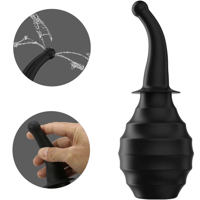 MR PLAY - DOUCHE ANALE BLKM6 SUPER POWER NOIR