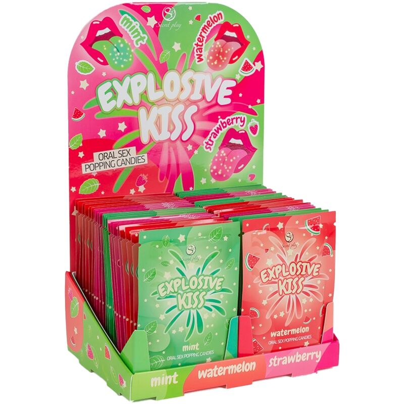 SECRET PLAY - PRÉSENTOIR DE BONBONS EXPLOSIFS (48 UNITÉS)