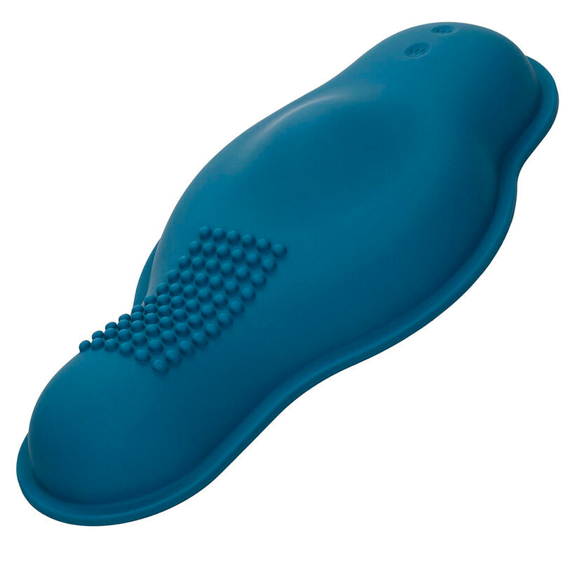 CALEXOTICS - RIDER MASSAGER DOUBLE MOTOR REMOTE CONTROL BLUE - 17