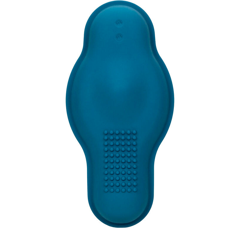 CALEXOTICS - RIDER MASSAGER DOUBLE MOTOR REMOTE CONTROL BLUE - 9