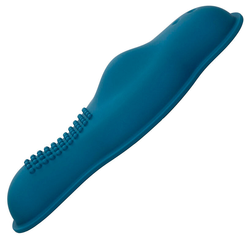 CALEXOTICS - RIDER MASSAGER DOUBLE MOTOR REMOTE CONTROL BLUE - 3