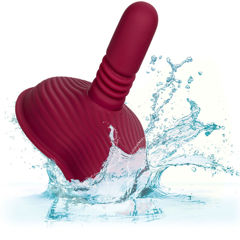 CALEXOTICS - RIDER MASSAGER DOUBLE MOTOR REMOTE CONTROL RED - 5