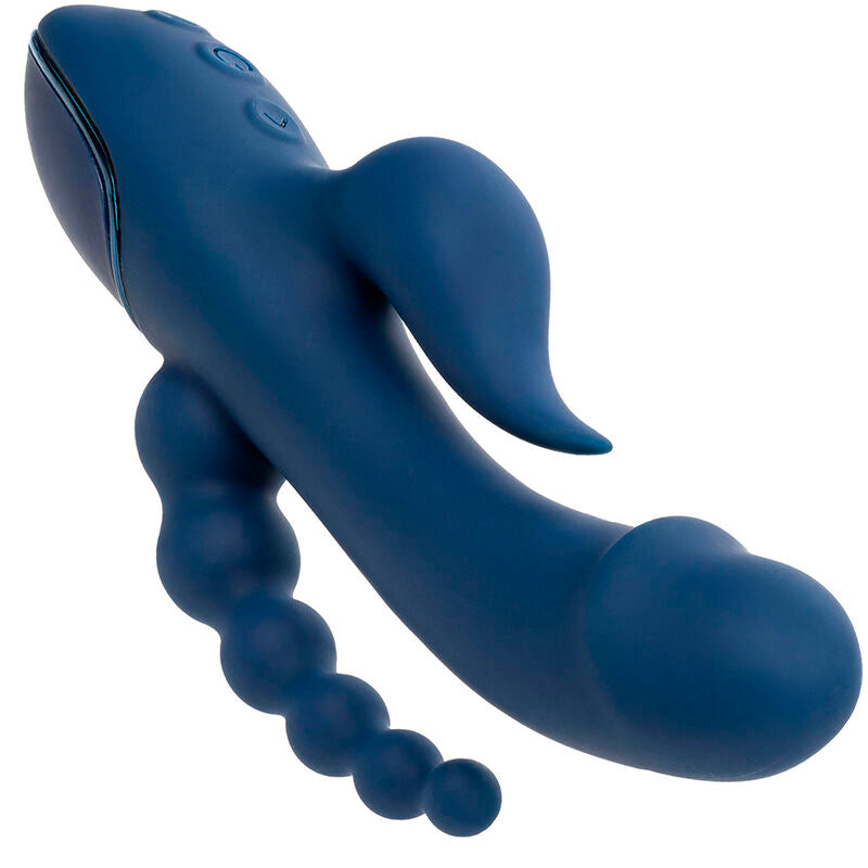 CALEXOTICS - VIBRATOR TRIPLE ORGASM BLUE - 5