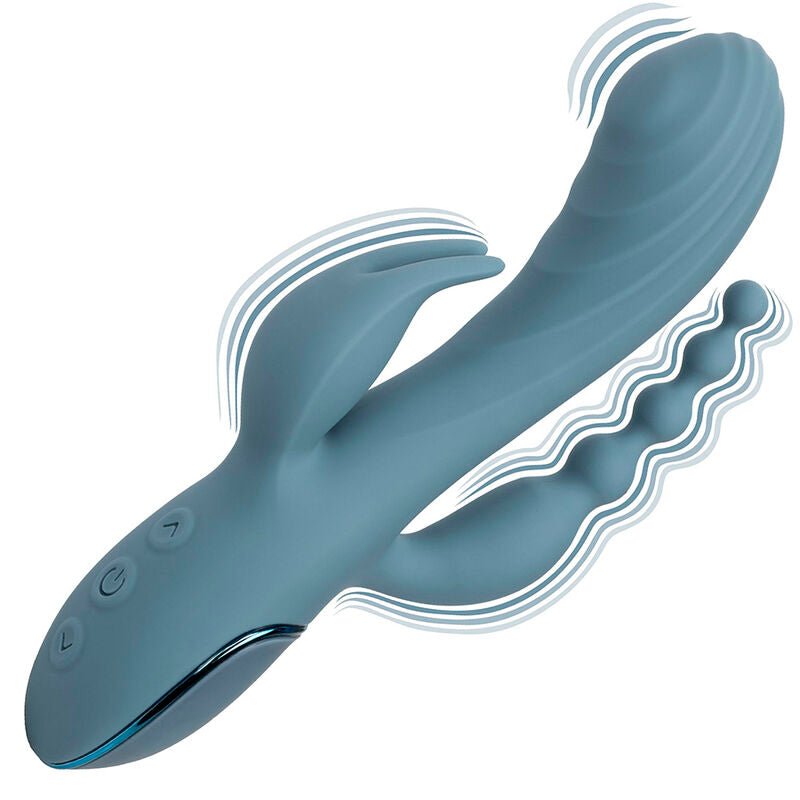 CALEXOTICS - VIBRATOR TRIPLE ECSTASY GREY - 7