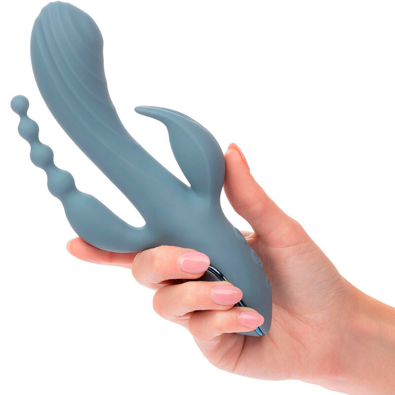 CALEXOTICS - VIBRATOR TRIPLE ECSTASY GREY - 11