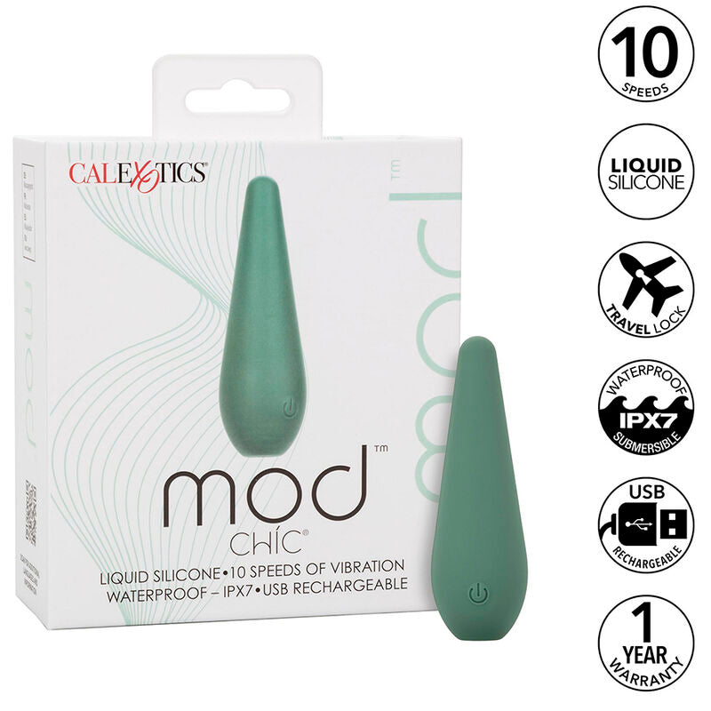 CALEXOTICS - MOD CHIC STIMULATOR GREEN - 8
