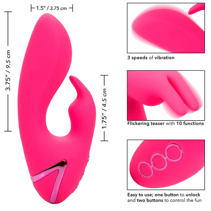 CALEXOTICS - SO. CAL SUNSHINE VIBRATOR RABBIT FUCHSIA BY CALIFORNIA DREAMING - 11