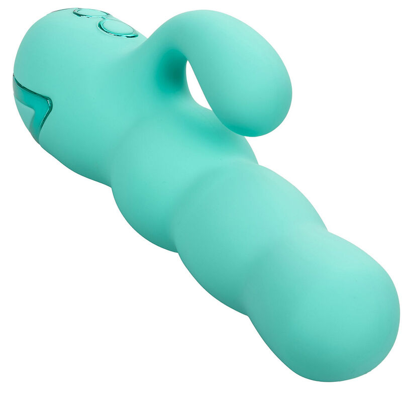 CALEXOTICS - DEL MAR DIVA VIBRATOR RABBIR AQUA GREEN BY CALIFORNIA DREAMING - 4