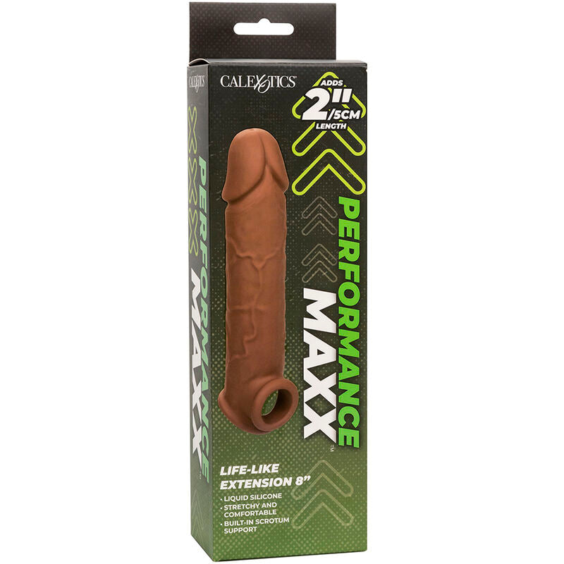 CALEXOTICS - PERFORMANCE MAXX LIFE-LIKE EXTENSION 8 BROWN SKIN - 6