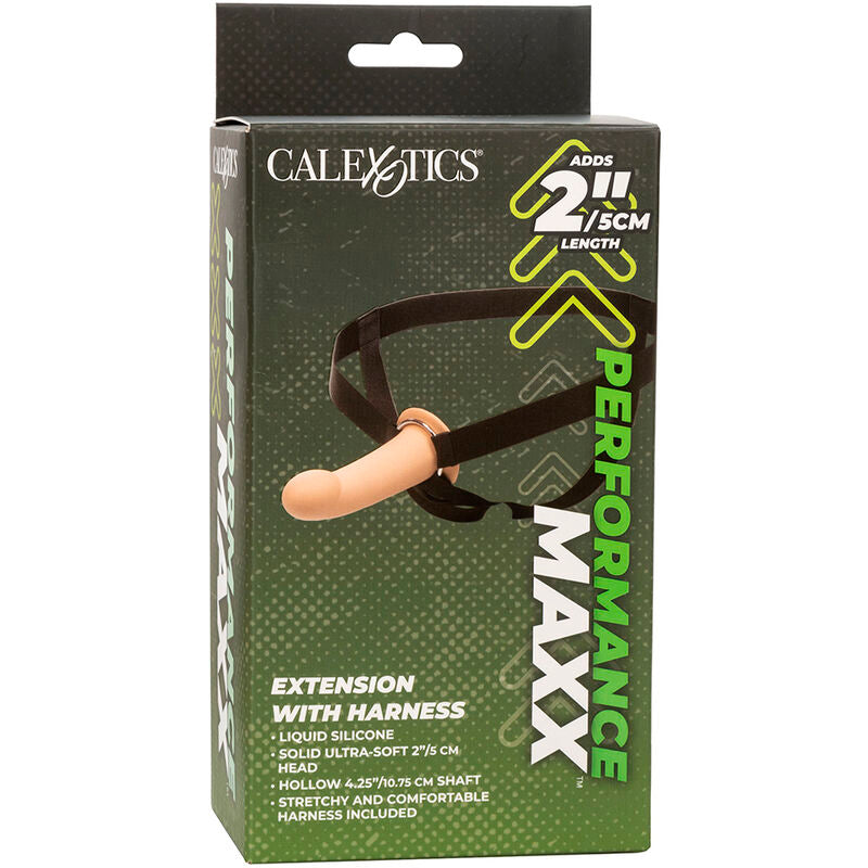CALEXOTICS - PERFORMANCE MAXX EXTENSION WITH HARNESS LIGHT SKIN - 13