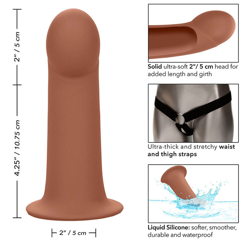 CALEXOTICS - PERFORMANCE MAXX EXTENSION WITH HARNESS BROWN SKIN - 13
