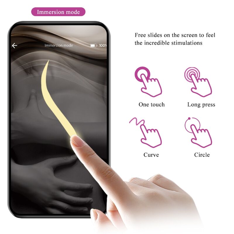 PRETTY LOVE - NYMPH APP CONTROLLED VIBRATING EGG LILA