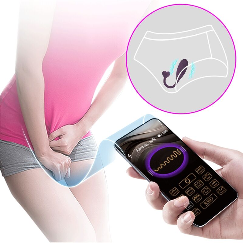PRETTY LOVE - FISHERMAN APP CONTROLLED VIBRATING EGG LILA - 8