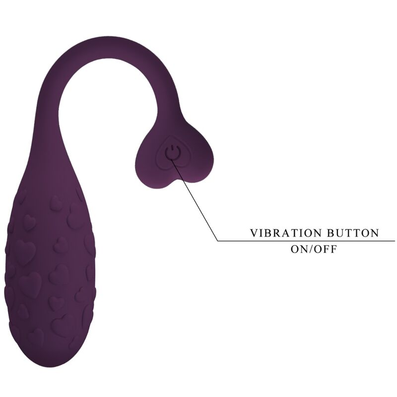PRETTY LOVE - FISHERMAN APP CONTROLLED VIBRATING EGG LILA - 6