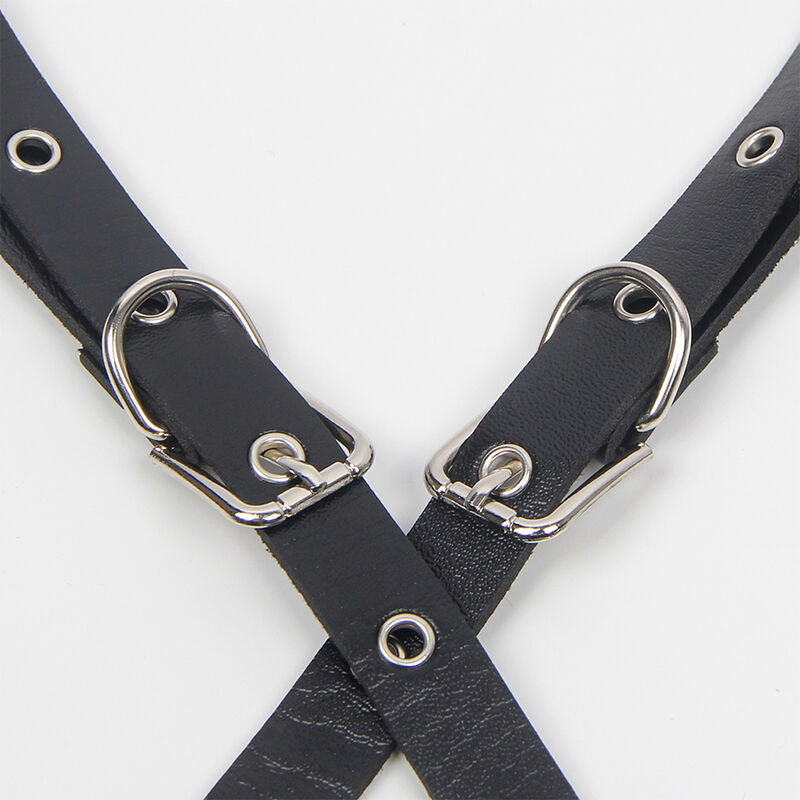 SUBBLIME - HARNESS WITH STRAPS AND CHAIN DETAILS ONE SIZE