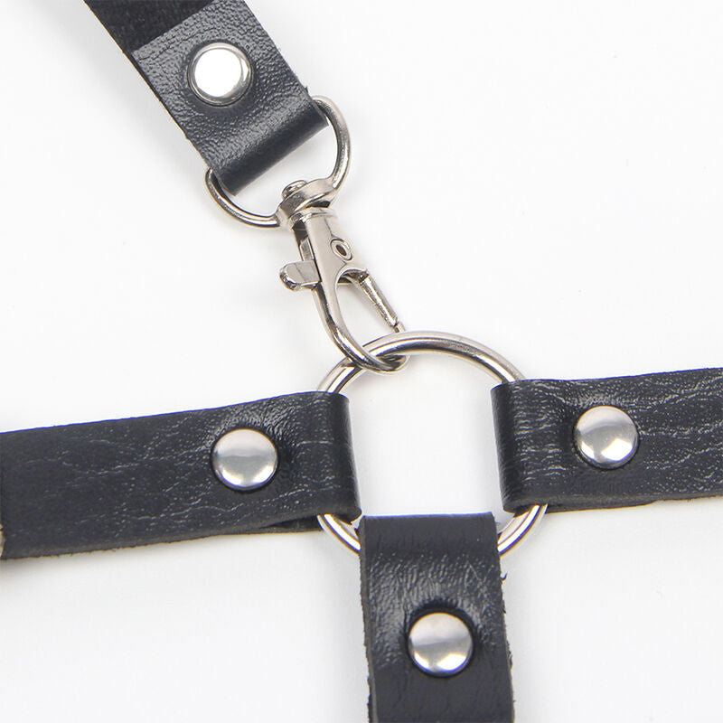 SUBBLIME - HARNESS WITH STRAPS AND CHAIN DETAILS ONE SIZE