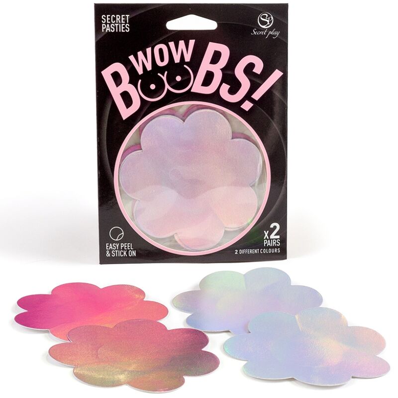 SECRET PLAY - WOW BOOBS! FLOWER NIPPLE COVERS - 5