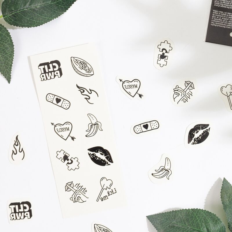 SECRET PLAY - SET OF 10 CANDY COLLECTION TEMPORARY TATTOOS - 2