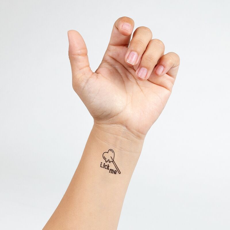 SECRET PLAY - SET OF 10 CANDY COLLECTION TEMPORARY TATTOOS - 5
