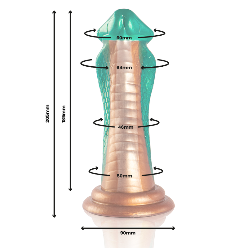 EPIC - PYTHON DILDO COBRA GREEN - 4