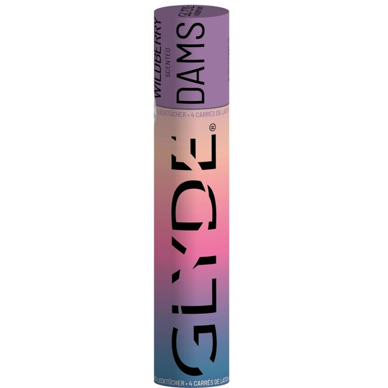SHEER GLYDE - DAMS LAMINAS LATEX ORAL SEX WILD BLACKBERRIES - 2