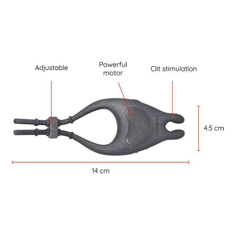 ONINDER - PAMPA RECHARGEABLE ADJUSTABLE VIBRATOR RING WITH CLITORIS STIMULATOR 10 SPEED - FREE APP - 3