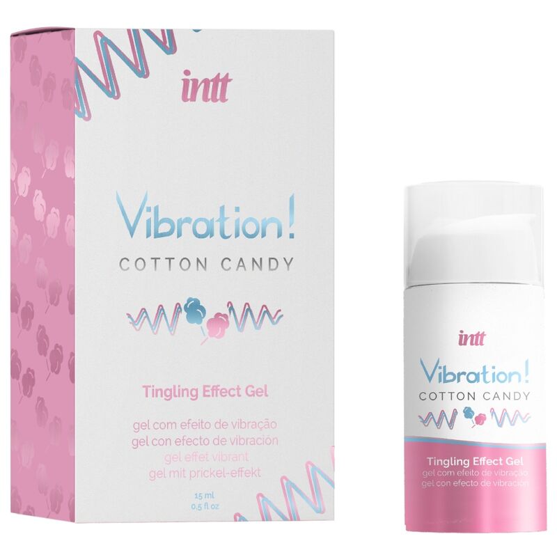 INTT - POWERFUL INTIMATE STIMULANT COTTON CANDY LIQUID VIBRATOR GEL 15 ML - 2