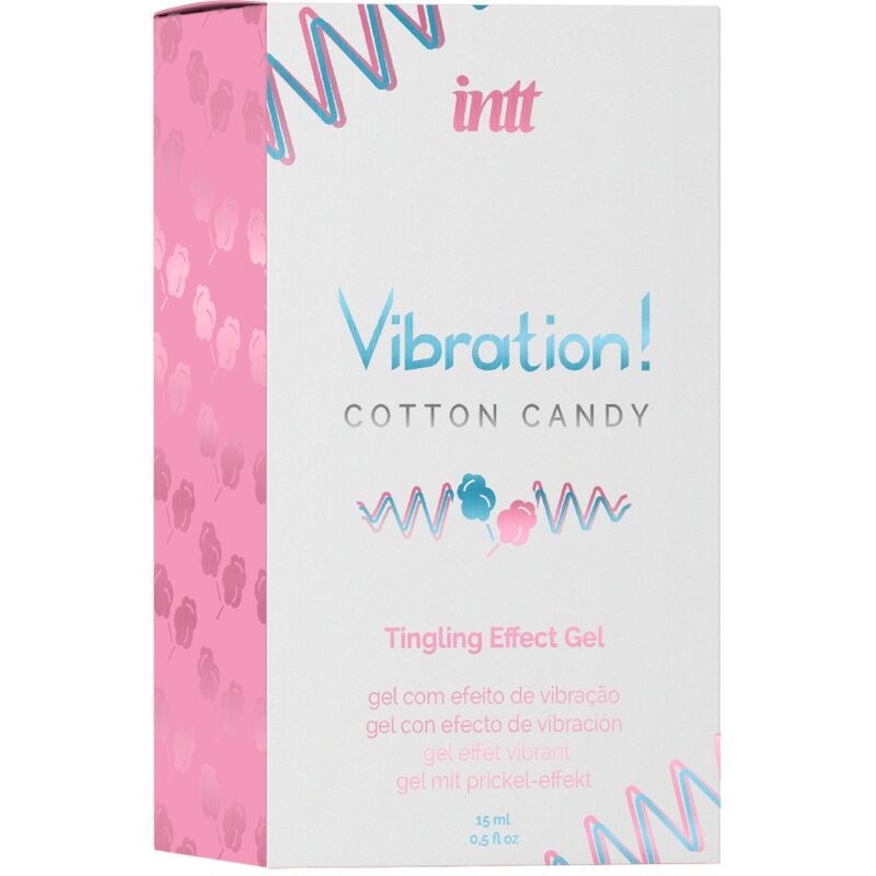 INTT - POWERFUL INTIMATE STIMULANT COTTON CANDY LIQUID VIBRATOR GEL 15 ML - 3