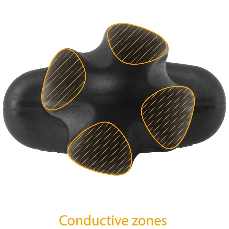 ELECTRASTIM - TARTARUS ANAL PLUG QUADRIPOLAR SILICONE BLACK - 3