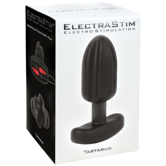 ELECTRASTIM - PLUG ANAL TARTARUS QUADRIPOLAR SILICONE NOIR