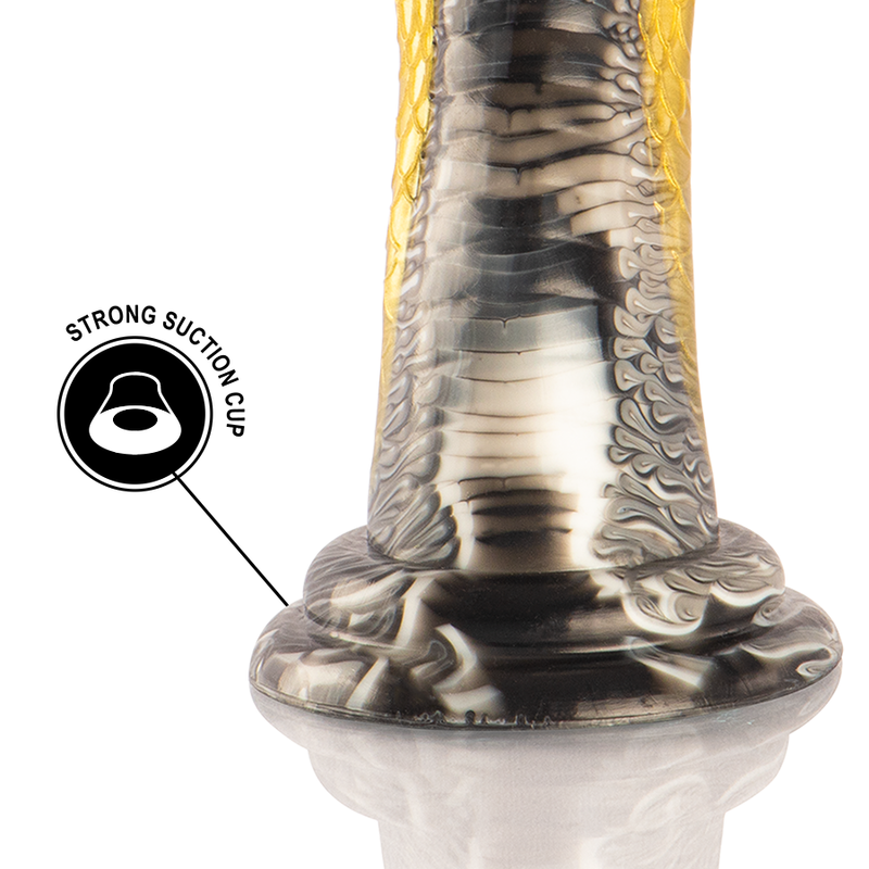 EPIC - DRAKON DILDO YELLOW COBRA - 4