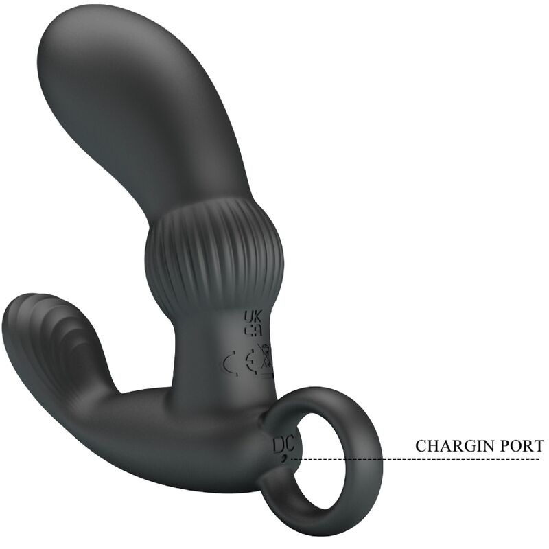 PRETTY LOVE - CAYLA ANAL VIBRATOR MASSAGER BLACK - 7