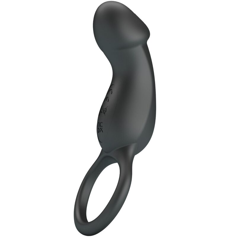 PRETTY LOVE - TRAE RING & VIBRATOR BLACK - 6