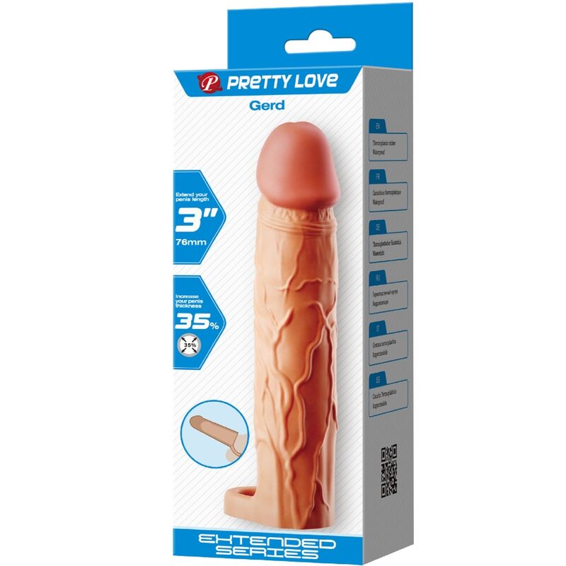 PRETTY LOVE - GERD NATURAL EXTENSION PENIS SLEEVE