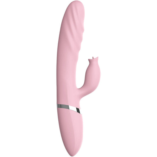 ARMONY - VIBRATOR & THRUSTING WITH PINK HEAT EFFECT TONGUE - 1