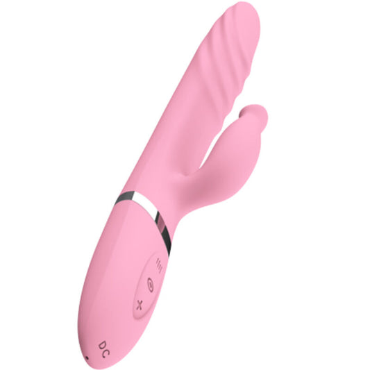 ARMONY - VIBRATEUR ET POUSSE-POUSSE AVEC LANGUE À EFFET CHALEUR ROSE