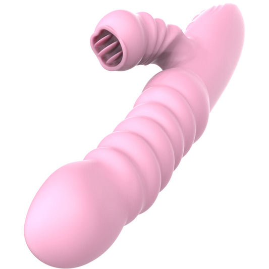 ARMONY - VIBRATOR MULTIFUNCTION WITH STIMULATING TONGUE HEAT EFFECT PINK - 1