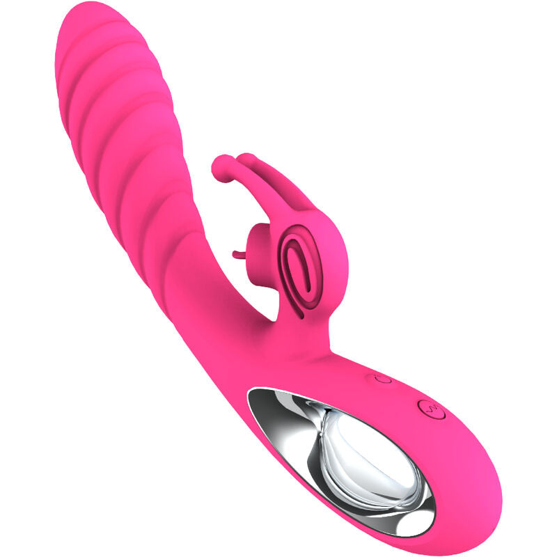 ARMONY - VIBRATEUR VICKY RABBIT AVEC ANNEAU DE TIRAGE FUCHSIA