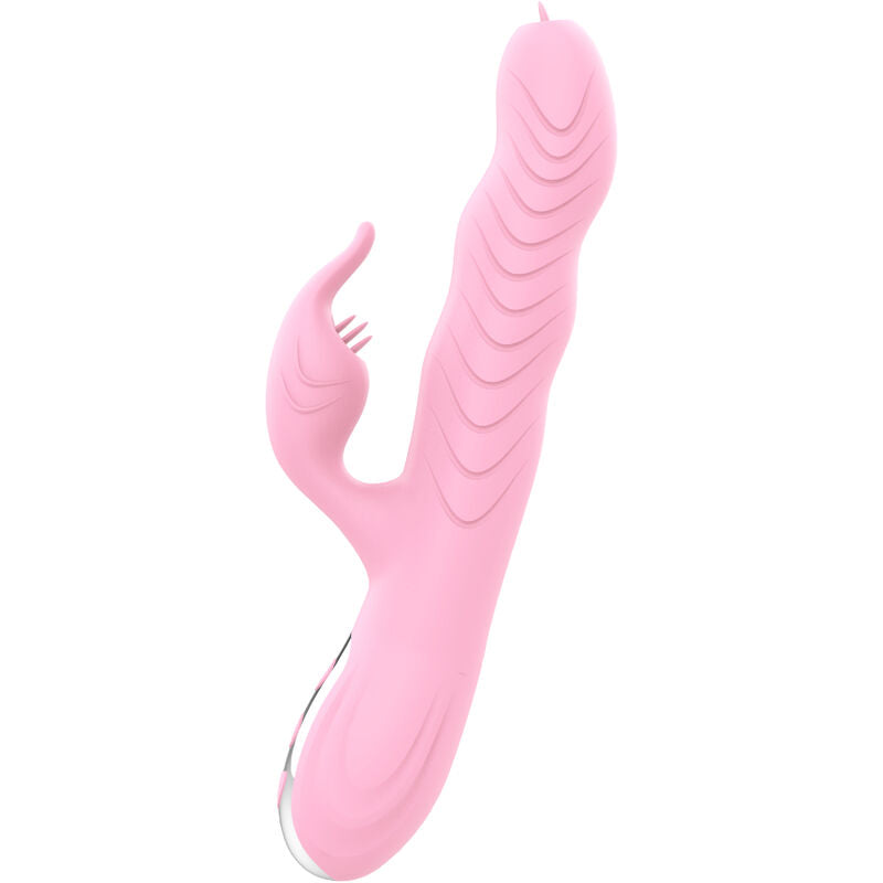ARMONY - PINK DOUBLE TONGUE HEAT EFFECT GEAR AND THRUST VIBRATOR