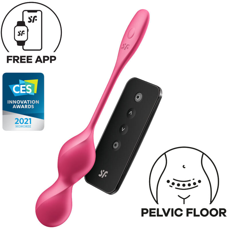 SATISFYER - LOVE BIRDS 2 VIBRATING KEGEL BALLS + FREE APP - 5