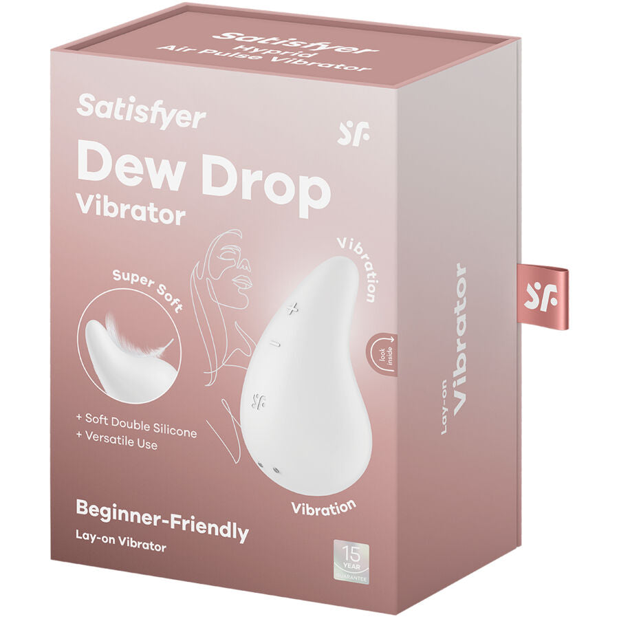 SATISFYER - DEW DROP VIBRATOR LAY-ON BLUE - 4