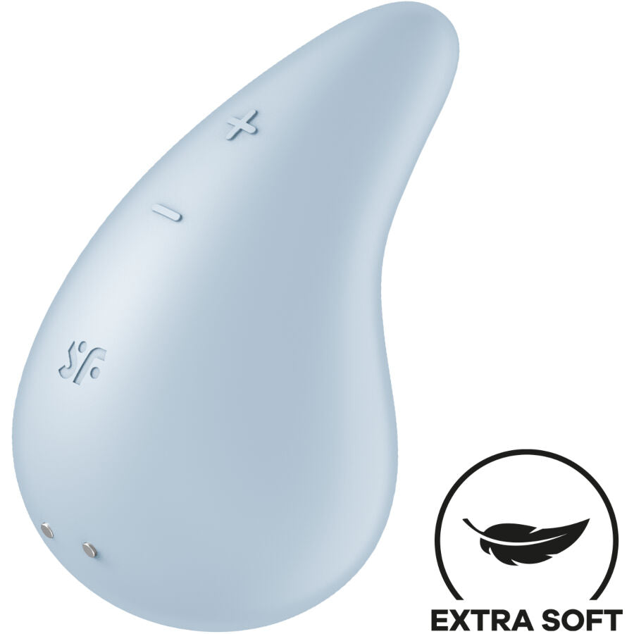 SATISFYER - DEW DROP VIBRATOR LAY-ON BLUE - BLUE - 6