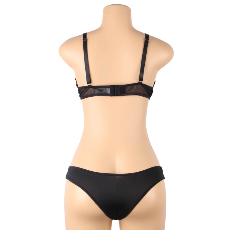 SUBBLIME - TWO PIECE SET OF TRANSPARENCY BRA AND S/M STRIPS - 7