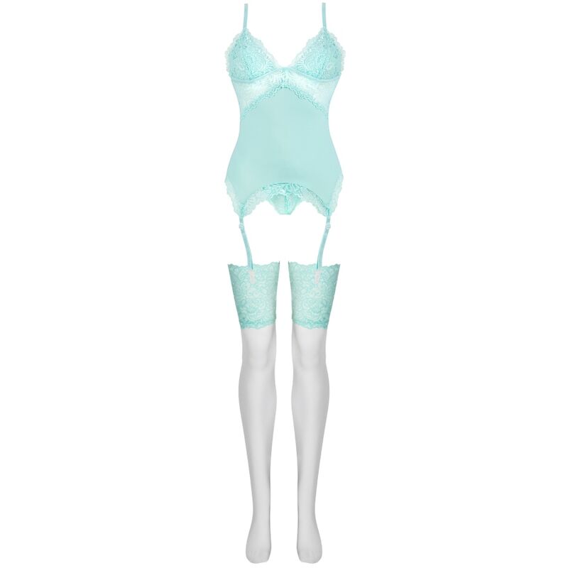 LIVCO CORSETTI FASHION - PERSINNE MIT EMPORIO ENSEMBLE CORSET + CULOTTE + MEDIAS