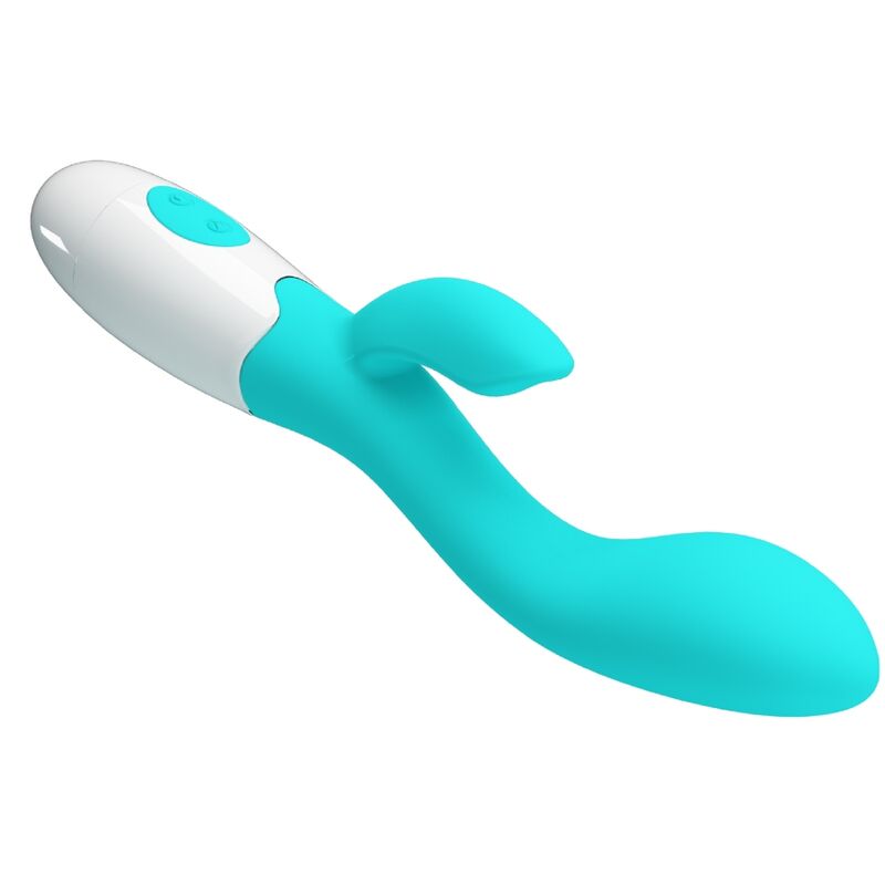 PRETTY LOVE - VIBRATEUR POINT G LUMINEUX VERT AQUA