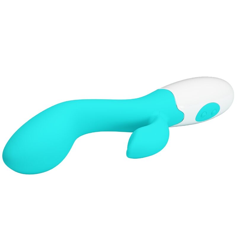 PRETTY LOVE - VIBRATEUR POINT G LUMINEUX VERT AQUA